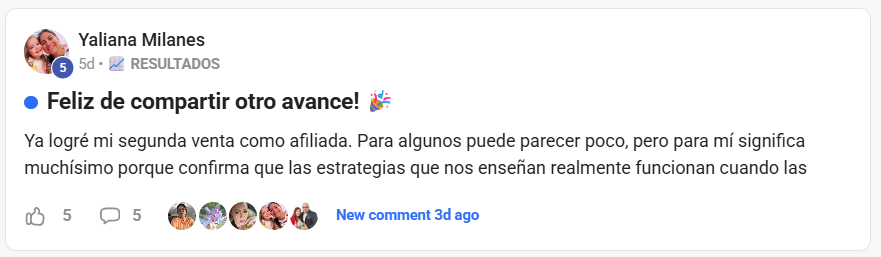 Testimonio Yaliana Milanes - Feliz de compartir otro avance