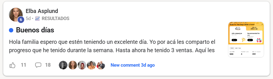 Testimonio Elba Asplund - 3 ventas en la semana